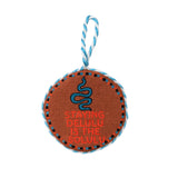 Furbish Needlepoint Ornament | 3.5"
