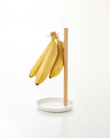 Yamazaki Tosca Banana Holder - Steel + Wood | White