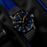 Luminox Leatherback SEA Turtle Giant XS.0324 Mens Watch 44mm | Black/White/Blue