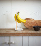 Yamazaki Tosca Banana Holder - Steel + Wood | White