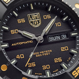 Luminox Master Carbon SEAL Automatic Watch | Black Stamped Dial With Gold Print