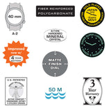 Bertucci DX3 CAMO Watch | Blaze Dial - 64MC Multicam Webbing Band