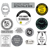 Bertucci A-1S Super Field | Black dial