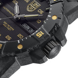 Luminox Master Carbon SEAL Automatic Watch | Black Stamped Dial With Gold Print