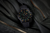 Luminox Master Carbon SEAL Automatic Watch | Black Stamped Dial With Gold Print