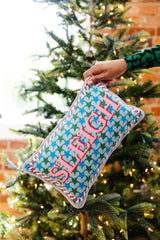 Furbish Needlepoint Decorative Throw Pillow