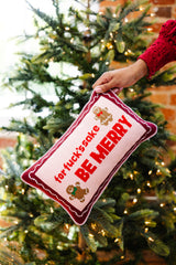 Furbish Needlepoint Decorative Throw Pillow