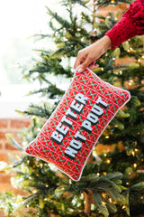 Furbish Needlepoint Decorative Throw Pillow