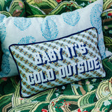 Furbish Needlepoint Decorative Throw Pillow