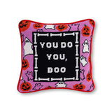 Furbish Needlepoint Decorative Throw Pillow