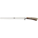 Coltellerie Berti Ham/Proscuitto Slicer | 10" anchored tang blade Ox Horn