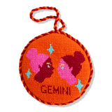 Furbish Needlepoint Zodiac Ornament
