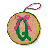 Furbish Needlepoint Monogram Ornament