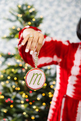 Furbish Needlepoint Monogram Ornament