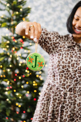 Furbish Needlepoint Monogram Ornament