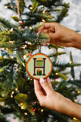 Furbish Needlepoint Monogram Ornament