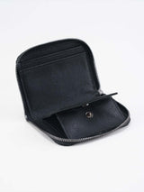 Cote & Ciel Zippered Wallet M | Recycled Leather | Black