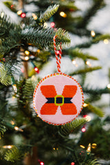 Furbish Needlepoint Monogram Ornament