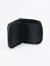 Cote & Ciel Zippered Wallet M | Recycled Leather | Black