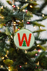 Furbish Needlepoint Monogram Ornament