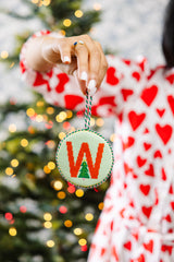 Furbish Needlepoint Monogram Ornament