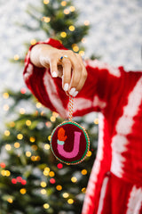 Furbish Needlepoint Monogram Ornament