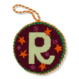 Furbish Needlepoint Monogram Ornament