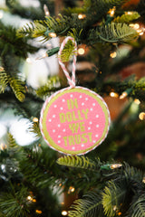 Furbish Needlepoint Ornament | 3.5"