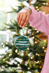 Furbish Needlepoint Ornament | 3.5"
