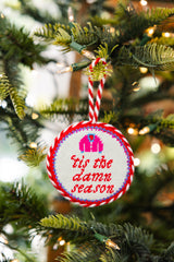 Furbish Needlepoint Ornament | 3.5"