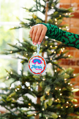 Furbish Needlepoint Ornament | 3.5"