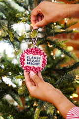 Furbish Needlepoint Ornament | 3.5"
