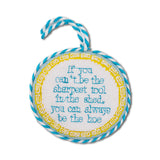 Furbish Needlepoint Ornament | 3.5"