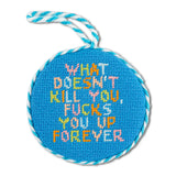 Furbish Needlepoint Ornament | 3.5"