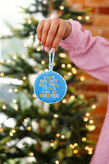 Furbish Needlepoint Ornament | 3.5"