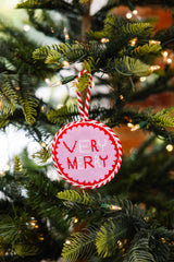 Furbish Needlepoint Ornament | 3.5"