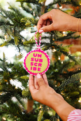 Furbish Needlepoint Ornament | 3.5"