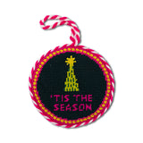 Furbish Needlepoint Ornament | 3.5"