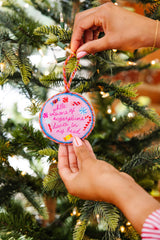 Furbish Needlepoint Ornament | 3.5"