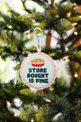 Furbish Needlepoint Ornament | 3.5"