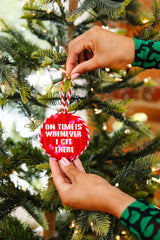 Furbish Needlepoint Ornament | 3.5"