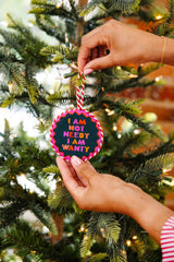 Furbish Needlepoint Ornament | 3.5"