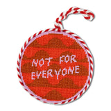 Furbish Needlepoint Ornament | 3.5"