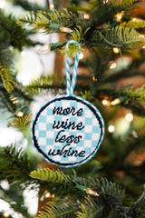 Furbish Needlepoint Ornament | 3.5"