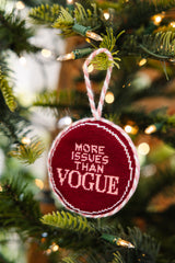 Furbish Needlepoint Ornament | 3.5"