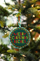 Furbish Needlepoint Ornament | 3.5"