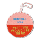 Furbish Needlepoint Ornament | 3.5"