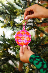 Furbish Needlepoint Ornament | 3.5"