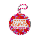 Furbish Needlepoint Ornament | 3.5"