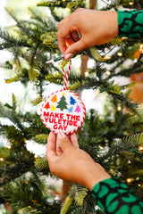 Furbish Needlepoint Ornament | 3.5"